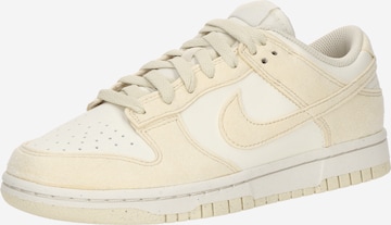 Sneaker low 'DUNK' de la Nike Sportswear pe bej: față
