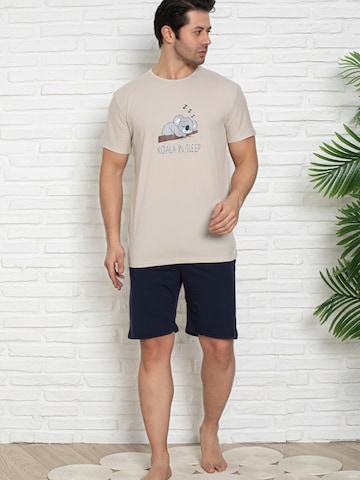 Pigiama corto di Trendyol in beige: frontale