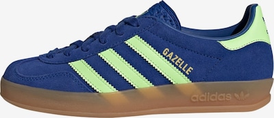 35,5 dydžio Sportbačiai 'Gazelle Indoor' iš ADIDAS ORIGINALS, spalva – mėlyna / Auksas / šviesiai žalia, Prekių apžvalga