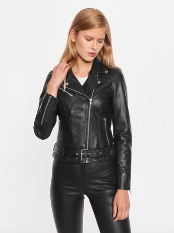 Notyz Notyz Bikerjacke Ida in Schwarz: predná strana