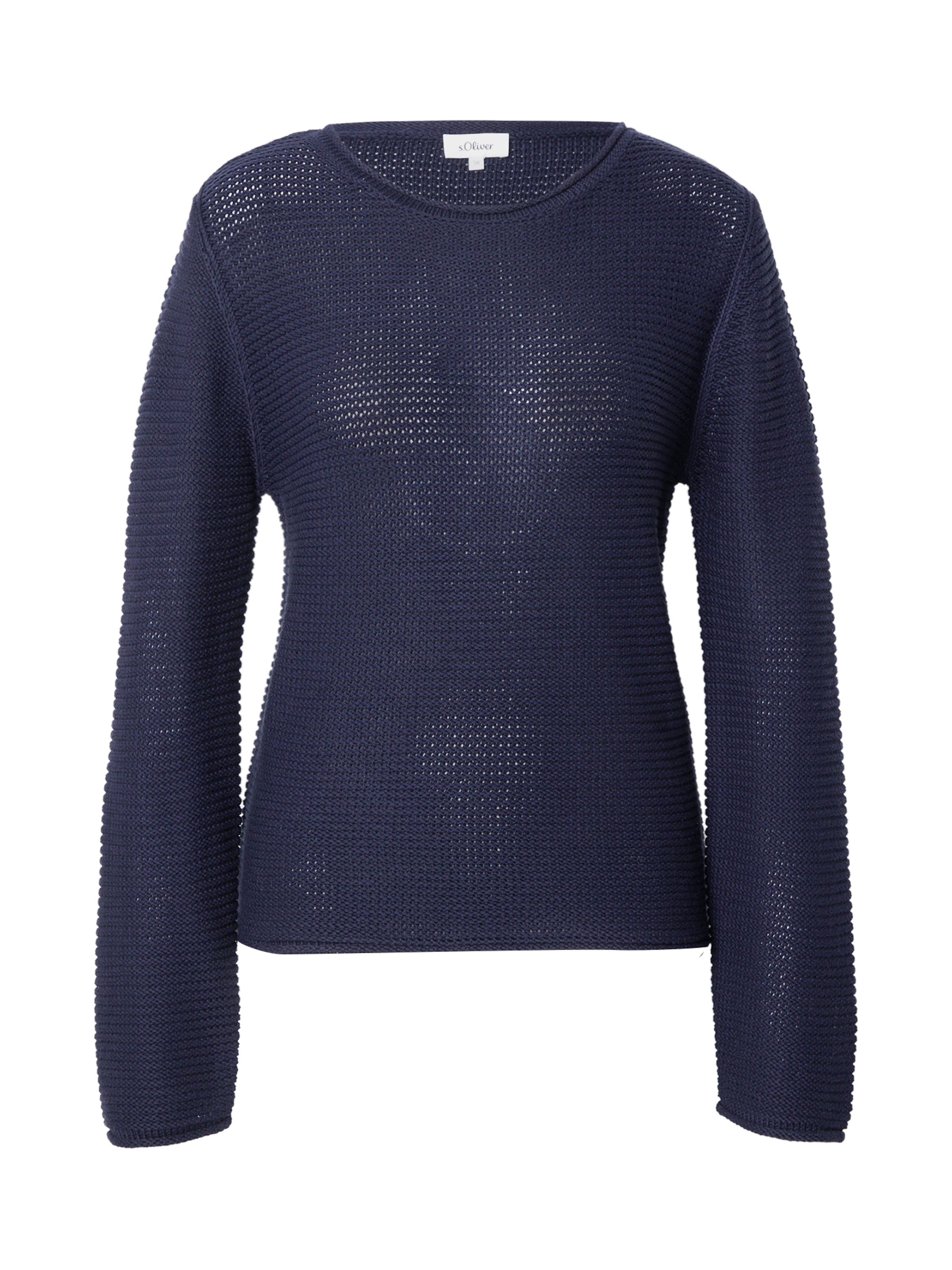 s.Oliver Trui in Blauw: voorkant
