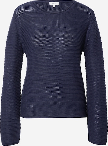 Pull-over s.Oliver en bleu : devant
