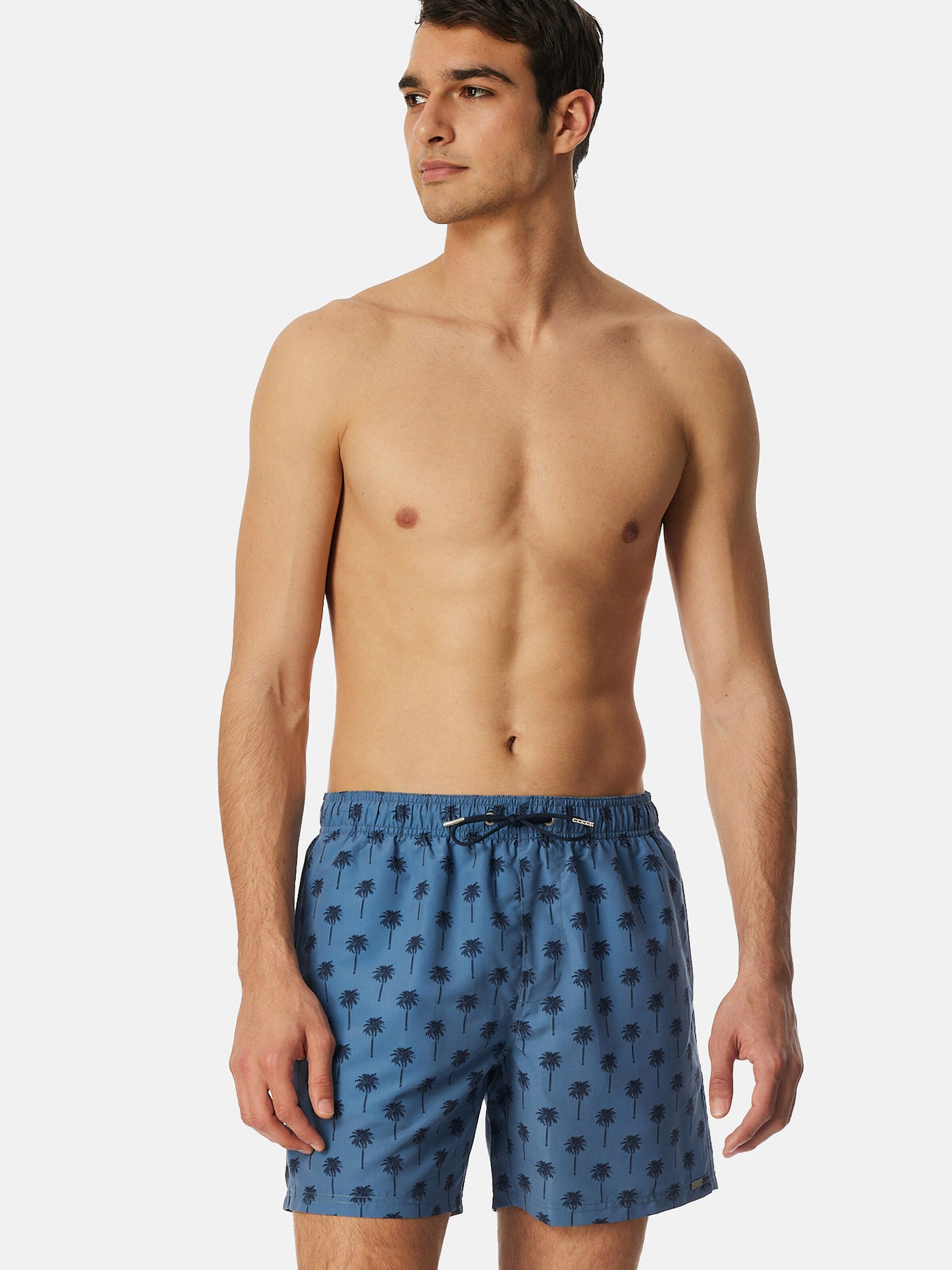 SCHIESSER Zwemshorts ' Ocean Swim ' in Blauw