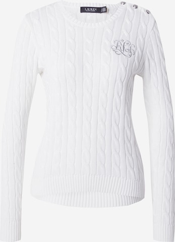 Lauren Ralph Lauren Pullover in Weiß: predná strana