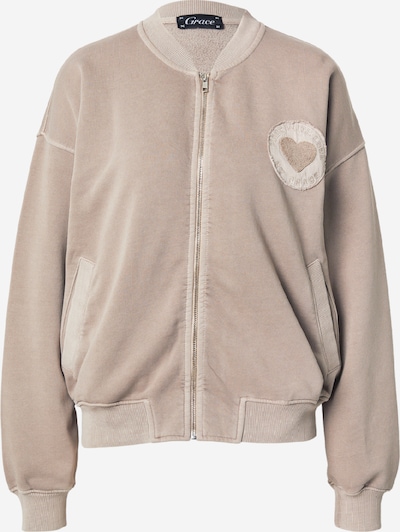 Džemperis iš Grace, spalva – rusvai pilka / šviesiai pilka, Prekių apžvalga