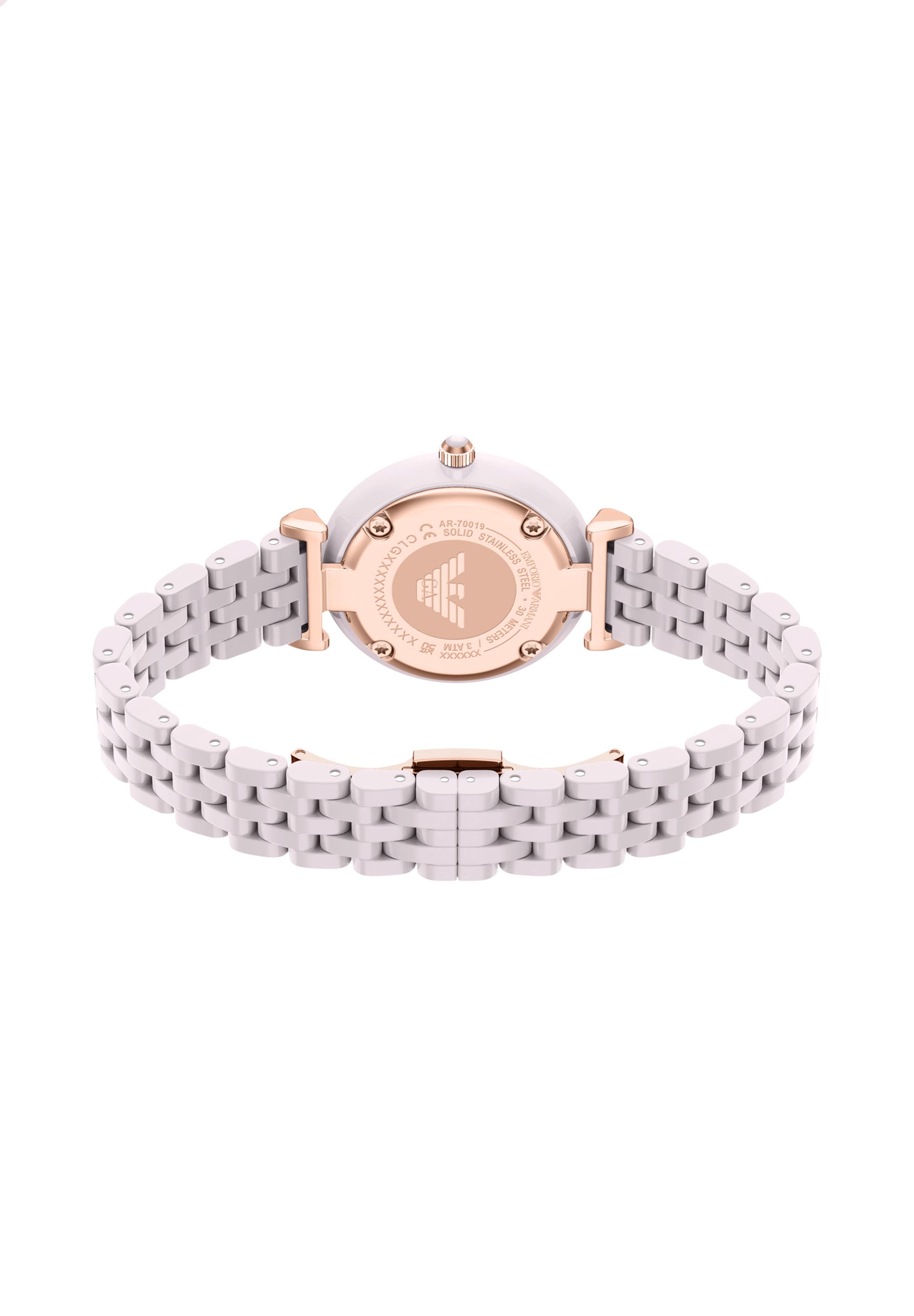 Orologio analogico 'GIANNI' di Emporio Armani in grigio
