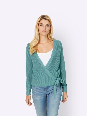 heine Knit Cardigan in Blue