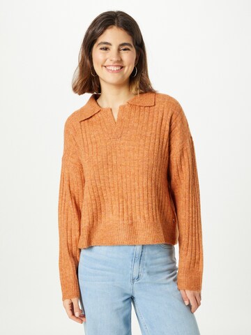 TOM TAILOR DENIM Pullover in Orange: predná strana