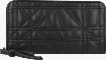 TOM TAILOR Wallet in Black: front