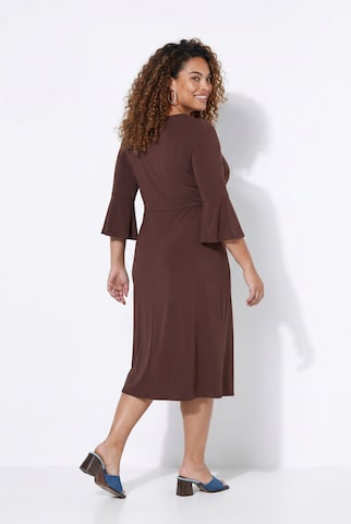 MIAMODA Midikleid in Braun