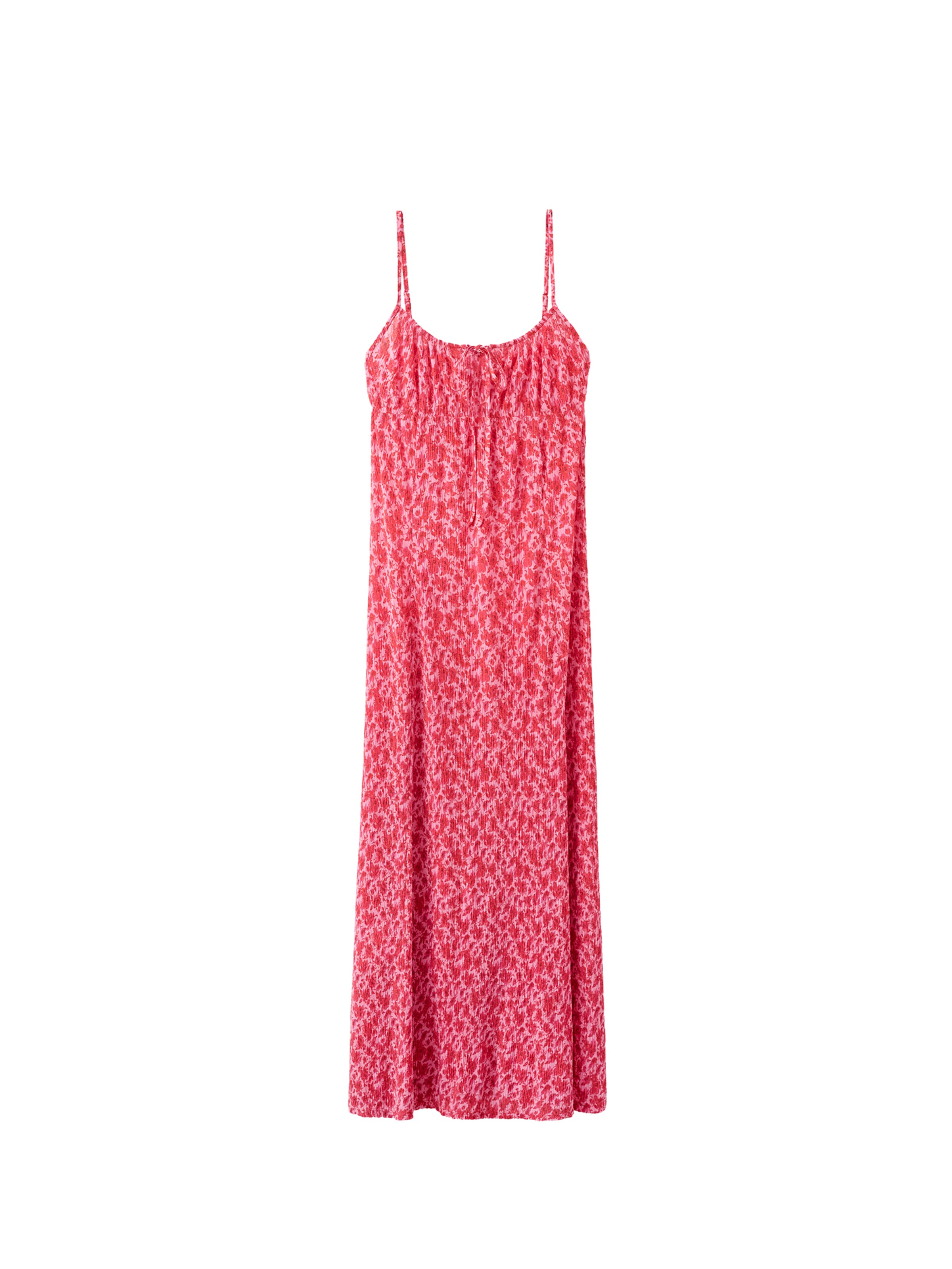 MANGO Summer Dress 'POMU' in 34 in Chocolate / Rose / Red, Item view