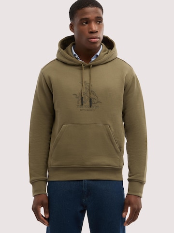 Sweat-shirt Trussardi en vert : devant