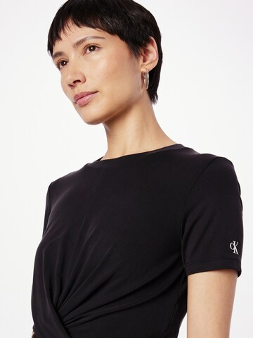 Calvin Klein Jeans Tričko – černá