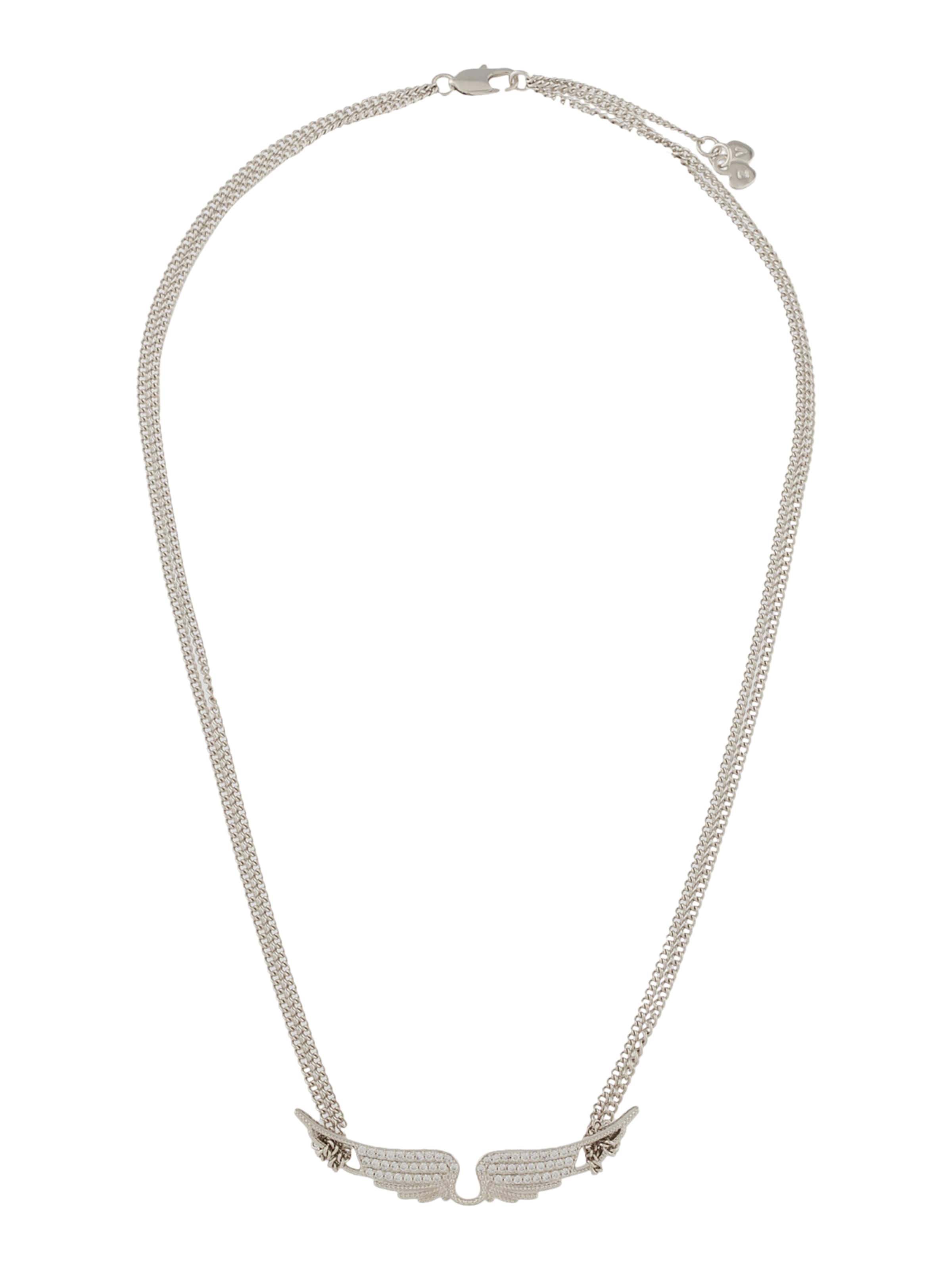 Zadig & Voltaire Necklace in Silver: front