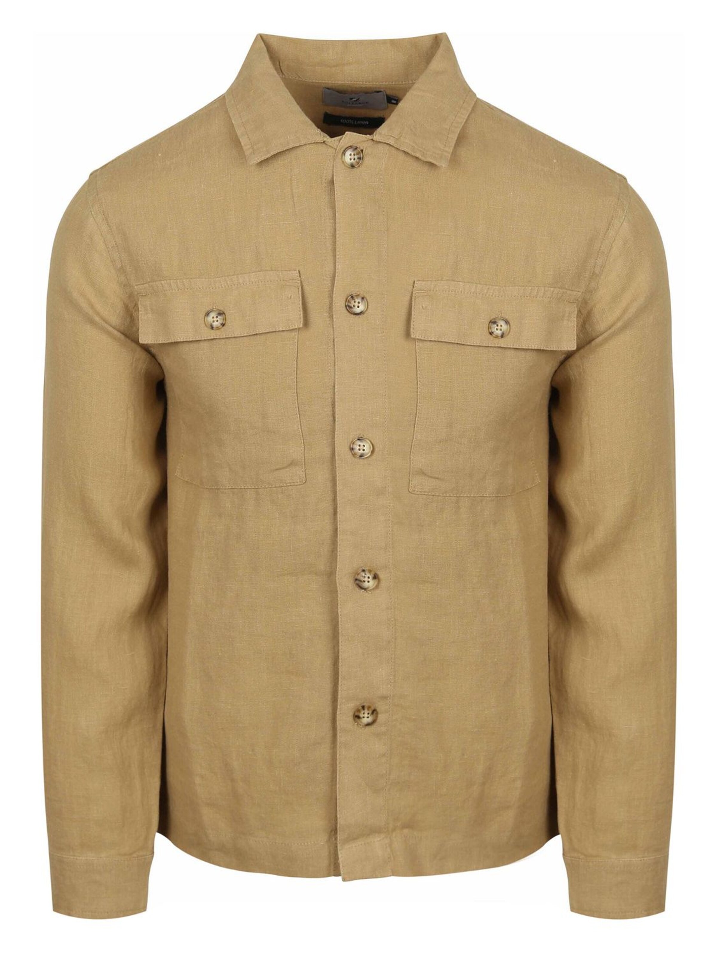 Chemise Suitable en beige : devant