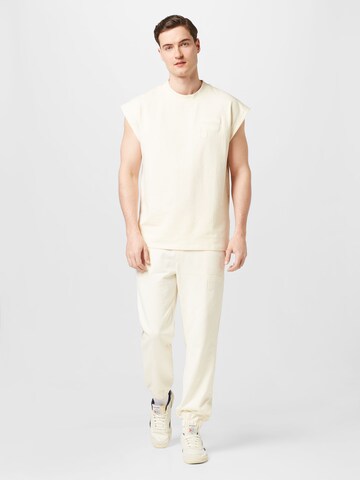 FILA - Tapered Pantalón 'CHIPUDE' en blanco