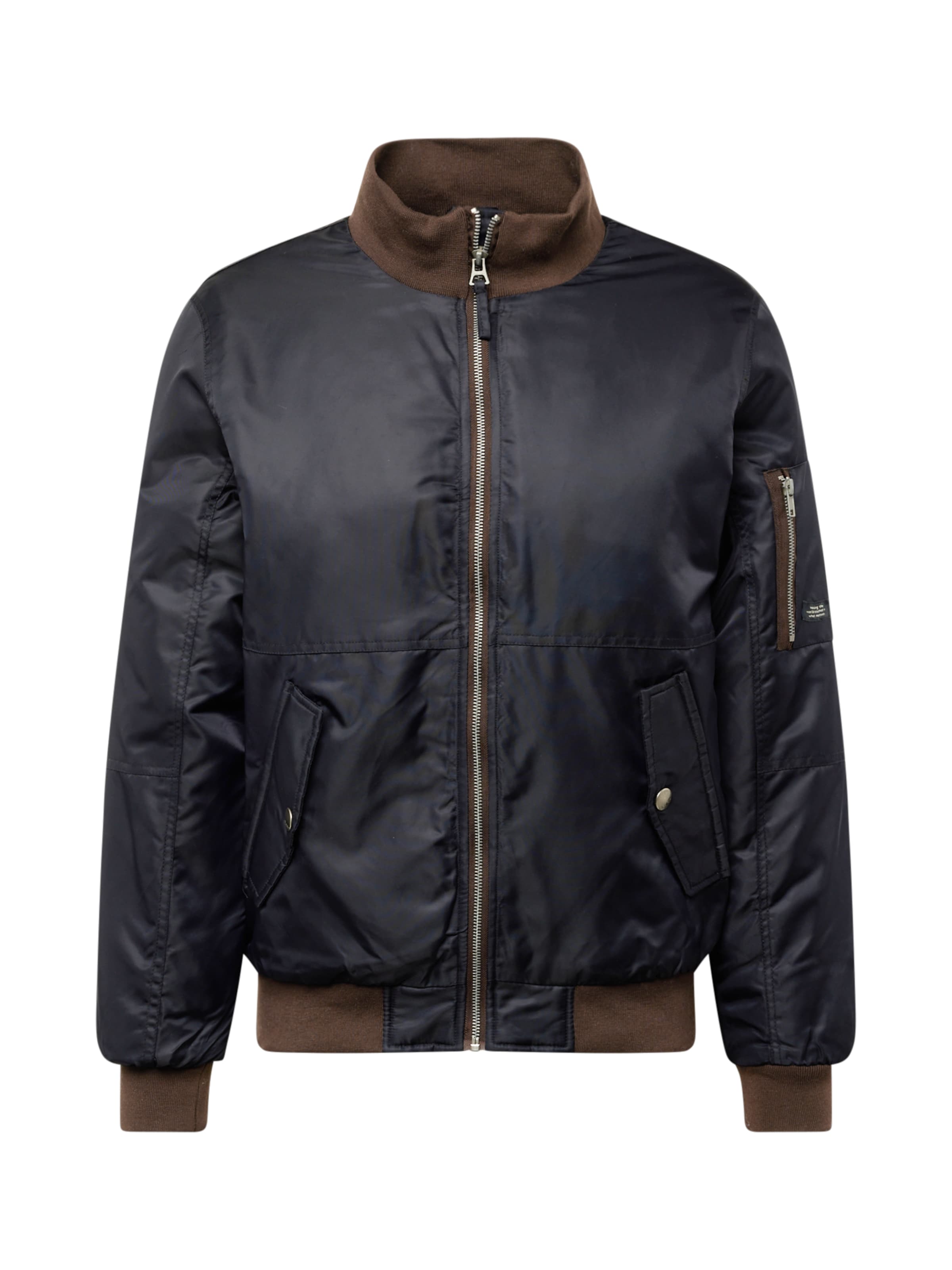 BLEND Tussenjas in Zwart: voorkant