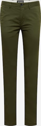 SCOTCH & SODA Chino trousers 'Mott' in Green: front