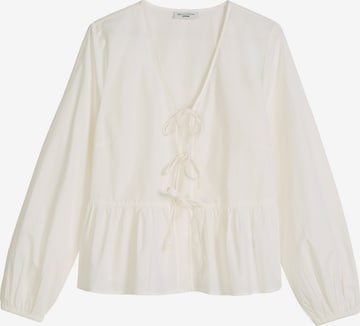 Marc O'Polo DENIM Bluse in Weiß: Vorderseite