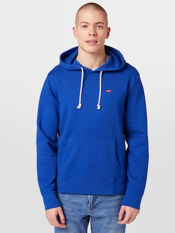 LEVI'S ® Regular Fit Sweatshirt 'Original Housemark Hoodie' i blå: forside