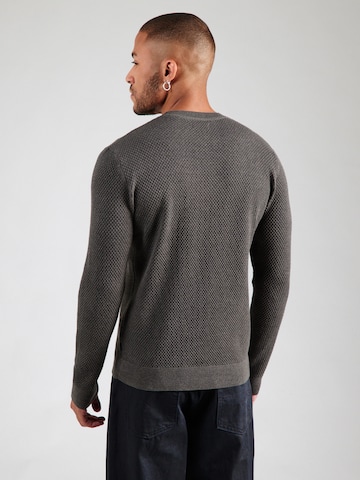 Pull-over 'JWHNOAH' JACK & JONES en gris : derrière