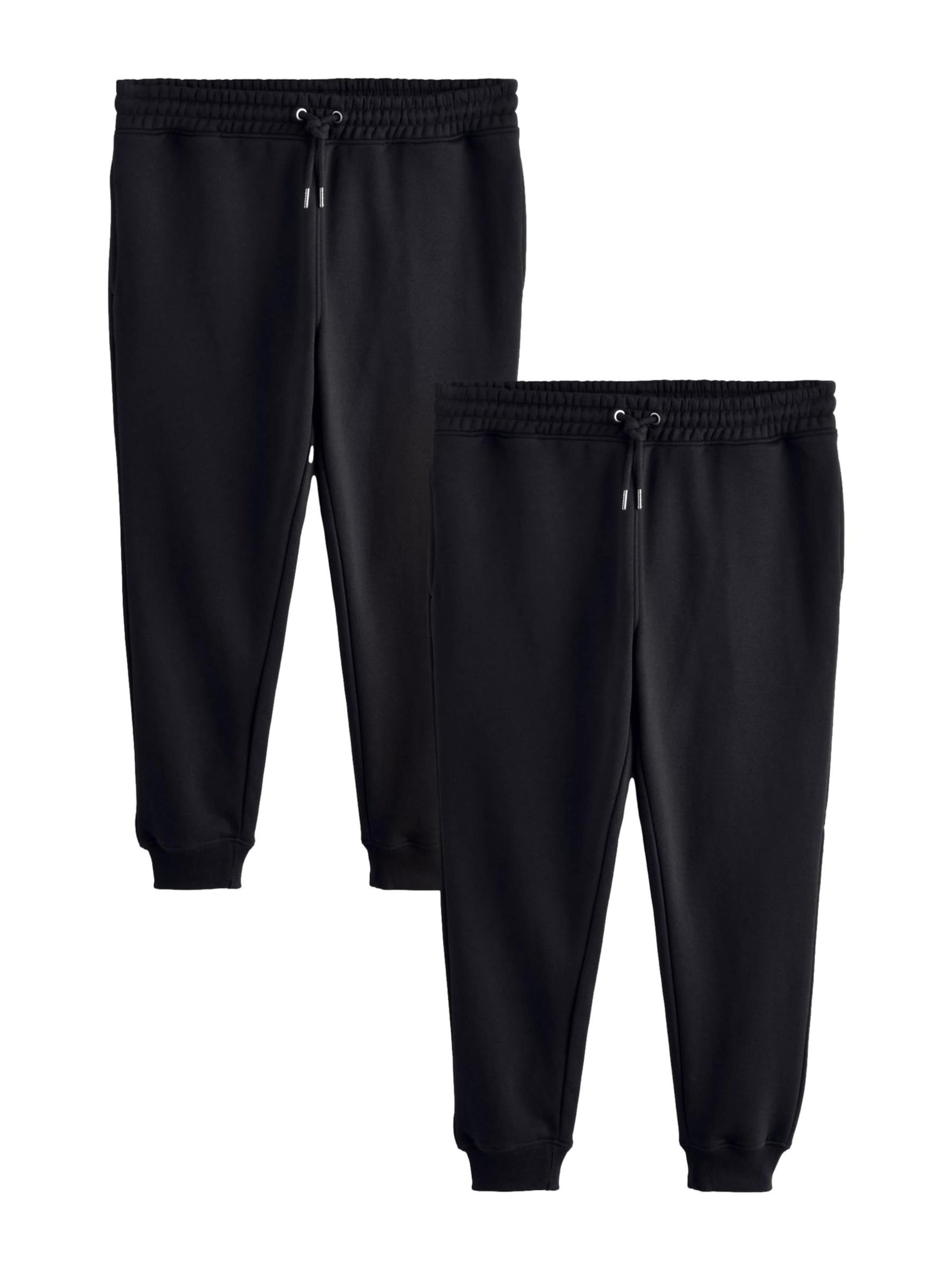 Tapered Pantaloni de la Next pe negru: față