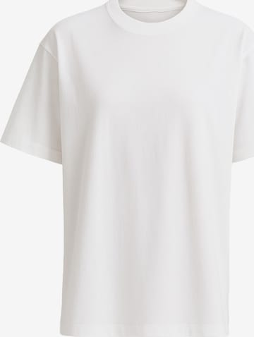 T-shirt Justever en blanc : devant