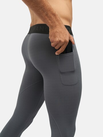 DANISH ENDURANCE Regular Sporthose 'Compression Tights' in Grau