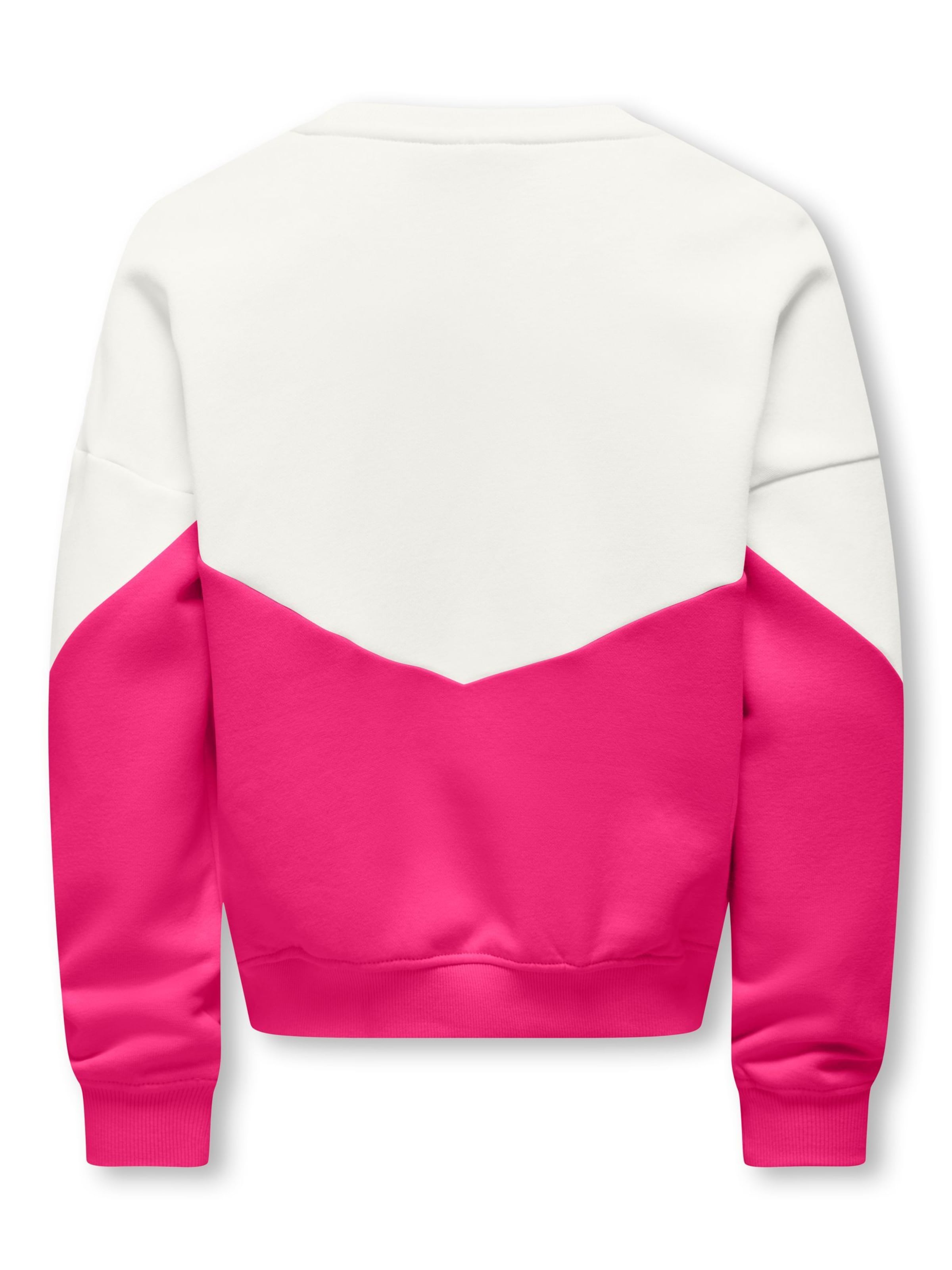 ONLY GIRLS - Sudadera 'KOGRuna-Mena' en blanco