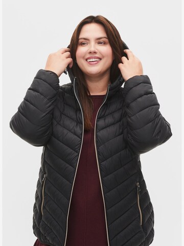 Zizzi Funktionsjacke in Schwarz