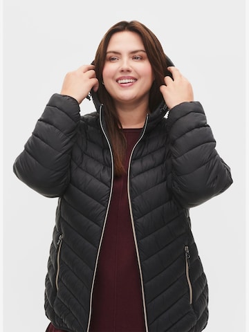 Zizzi Funktionsjacke in Schwarz