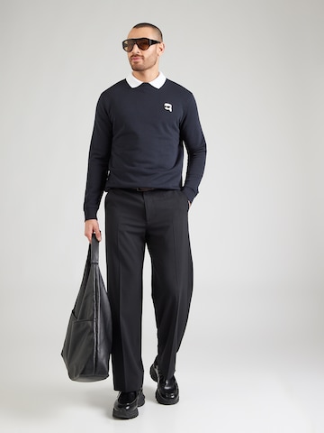 Karl Lagerfeld Mikina – modrá