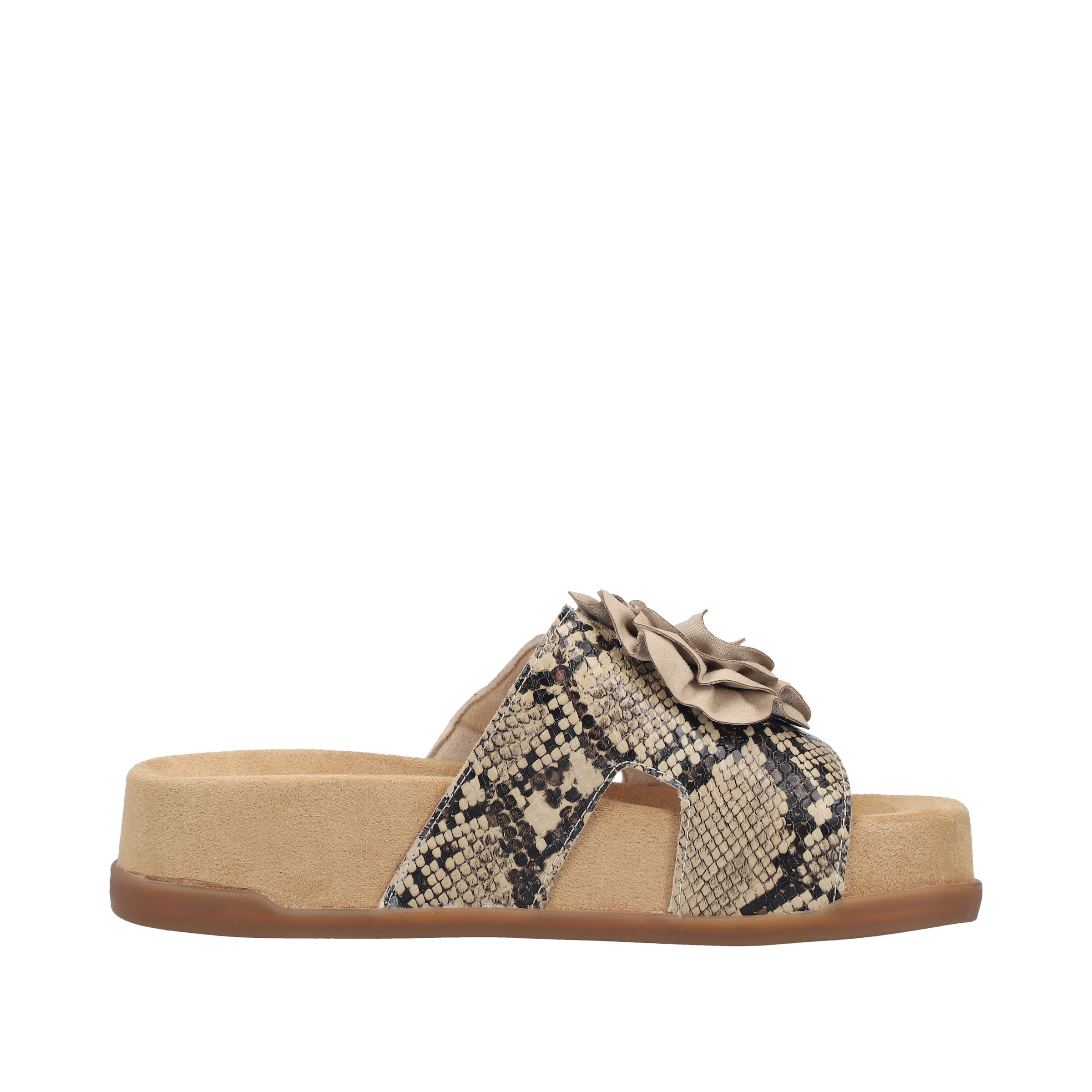 Rieker Pantolette in Beige: Vorderseite