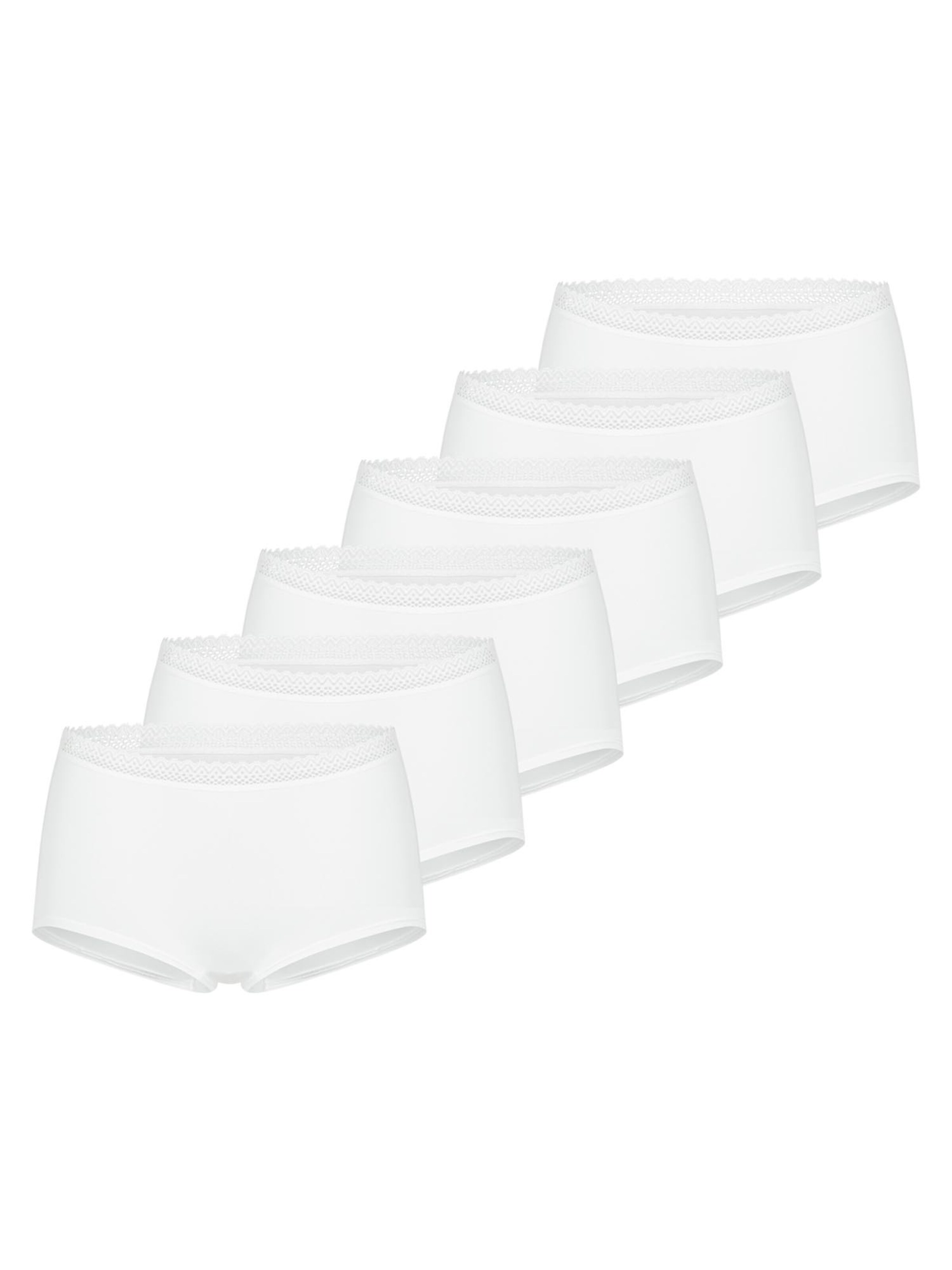 Nina von C. Boyshorts 'Slipboutique' in White: front