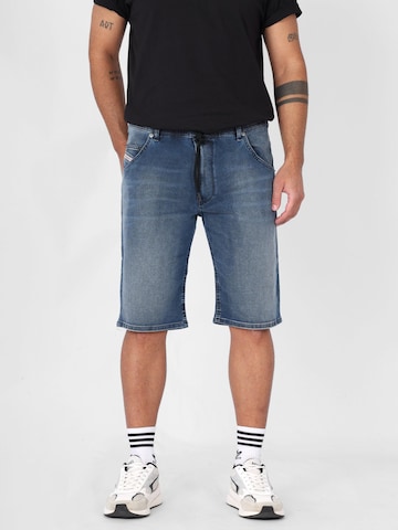 DIESEL Regular Jeans 'D-Krooley-Short Light & Superstretch JoggJeans'‌‌‌ in Blau: Vorderseite