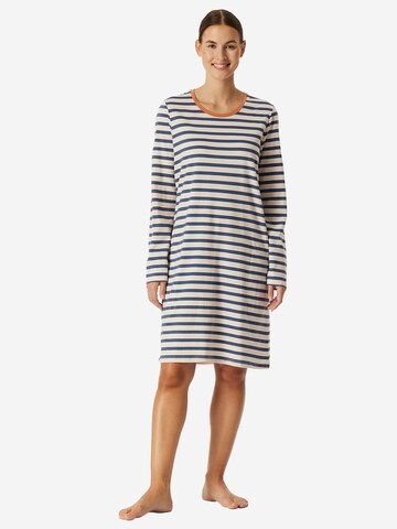 SCHIESSER - Camiseta de noche 'Casual Essentials' en beige: frente