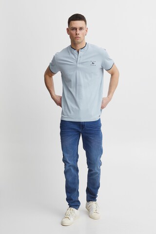 BLEND Shirt 'Polo' in Blue