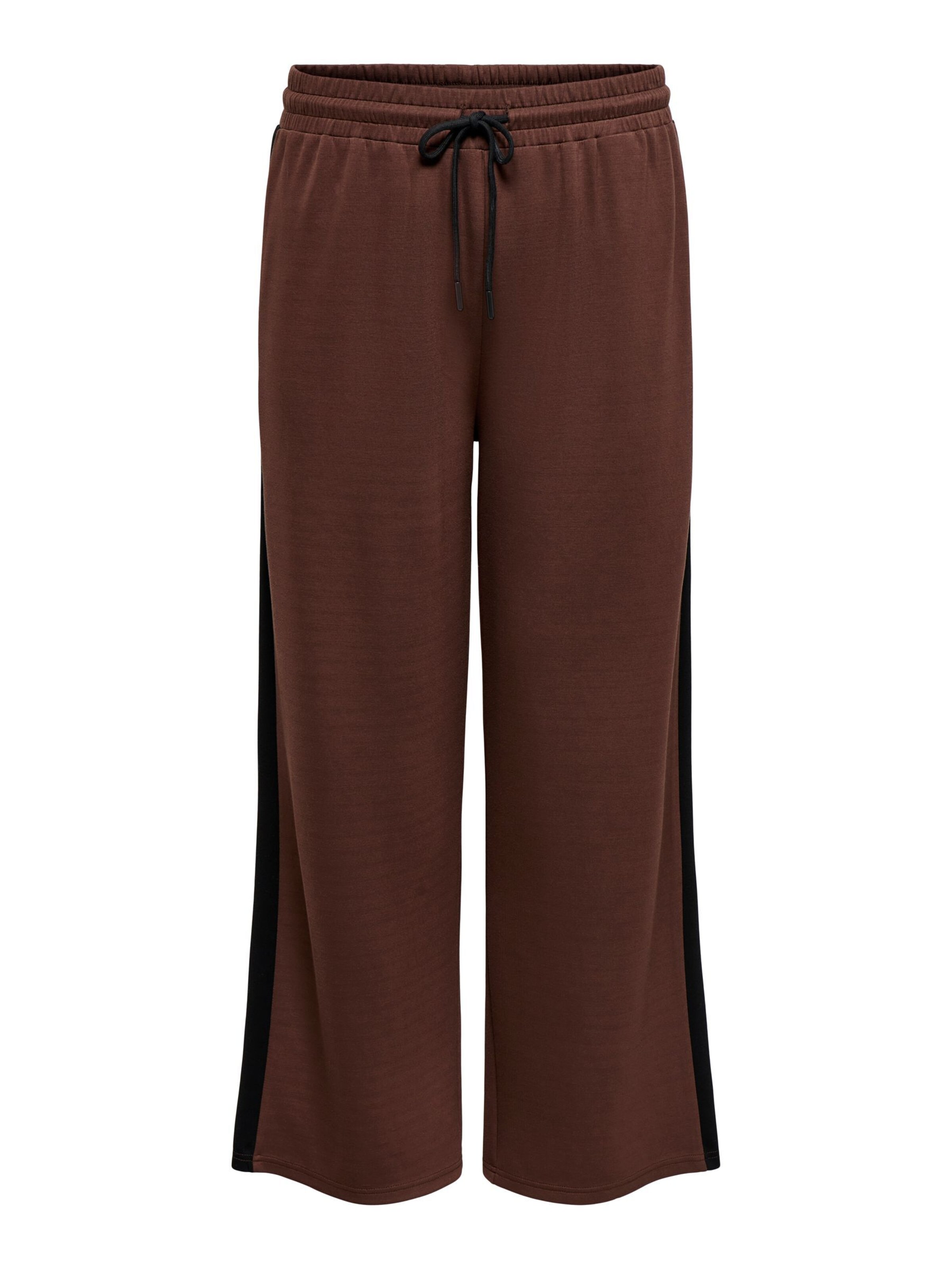 ONLY Carmakoma Regular Broek 'CARLeah' in Bruin: voorkant