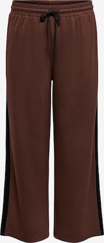 Regular Pantalon 'CARLeah' ONLY Carmakoma en marron : devant