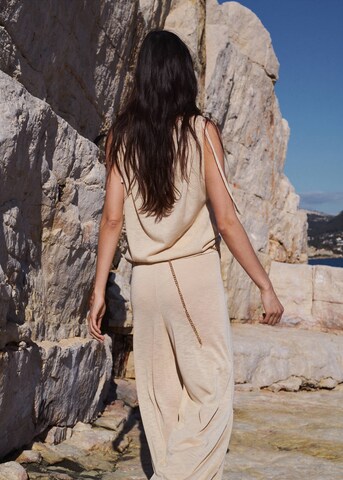 MANGO Regular Hose 'Ventura' in Beige