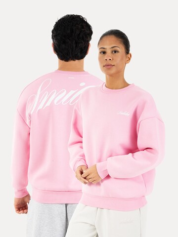 Smilodox Sweatshirt in Roze: voorkant