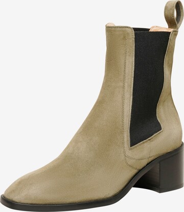 Henry Stevens Chelsea boots 'Mia CB' in Groen: voorkant