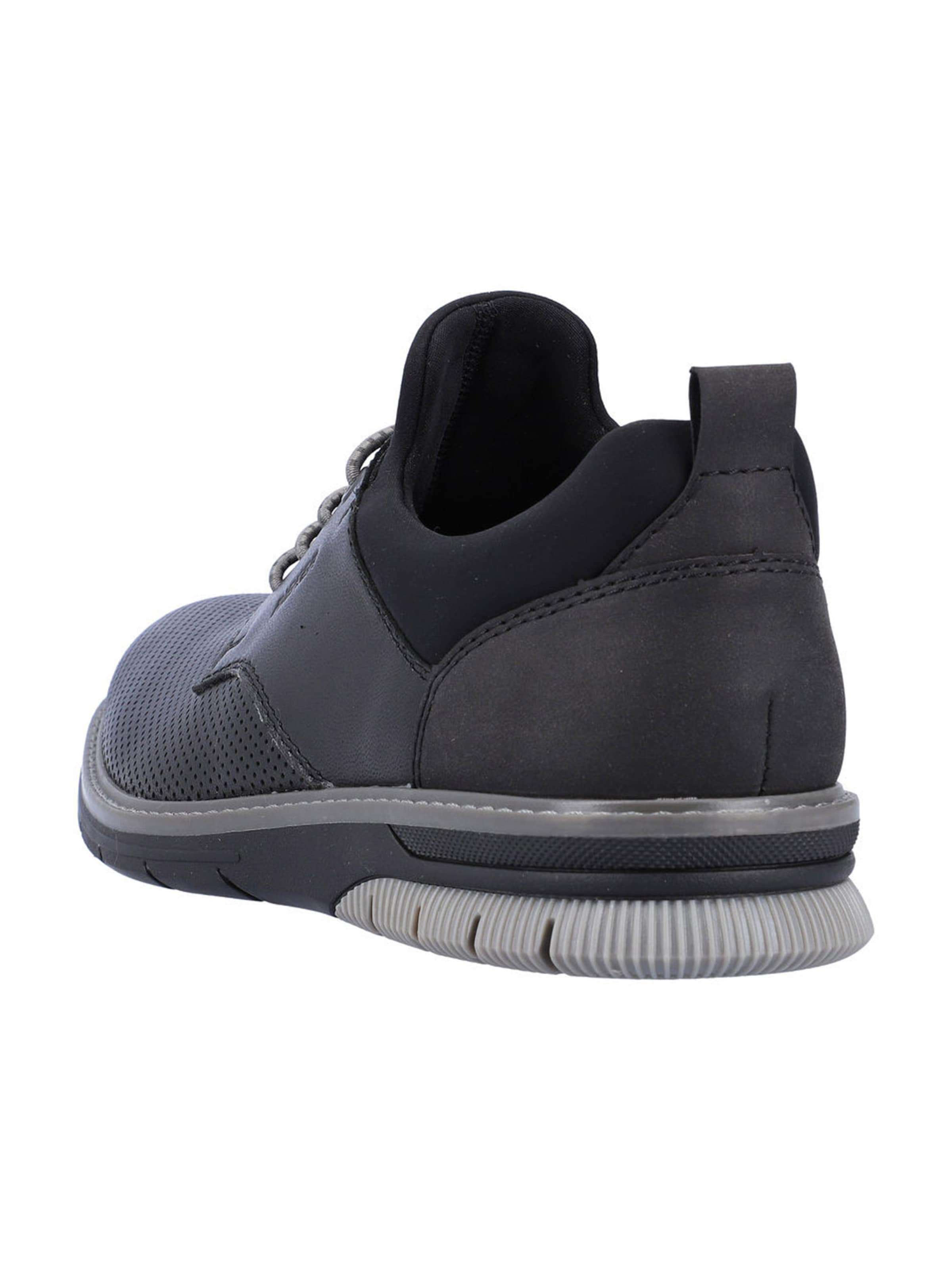 Rieker - Sapato com atacadores em preto