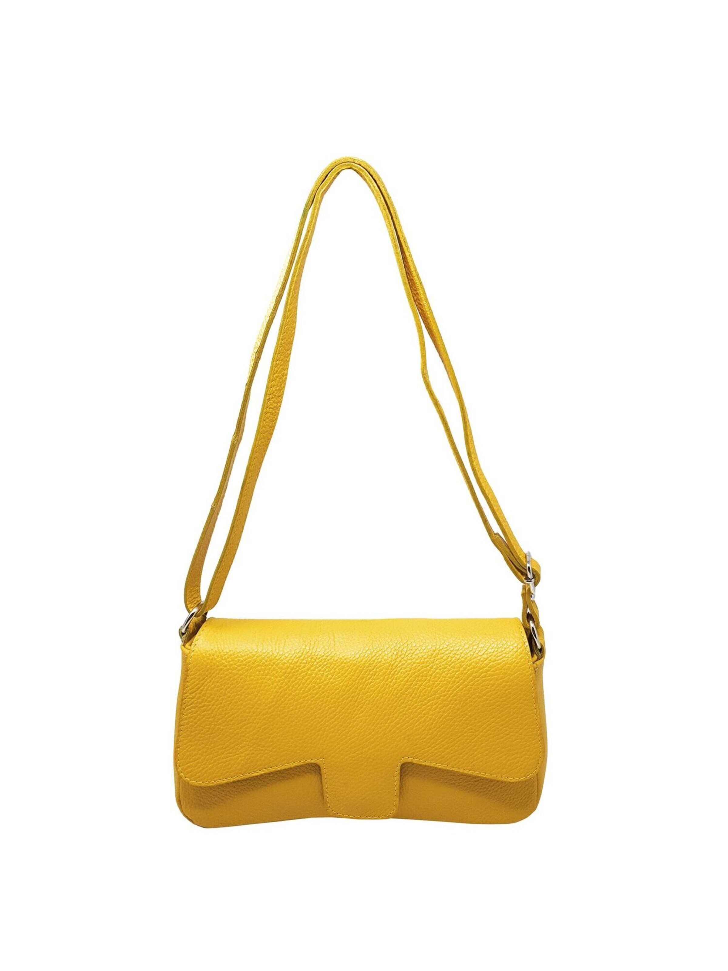 Sac à bandoulière CHICCA BORSE en jaune