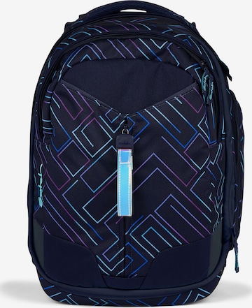 Satch Backpack 'Match' in Blue: front