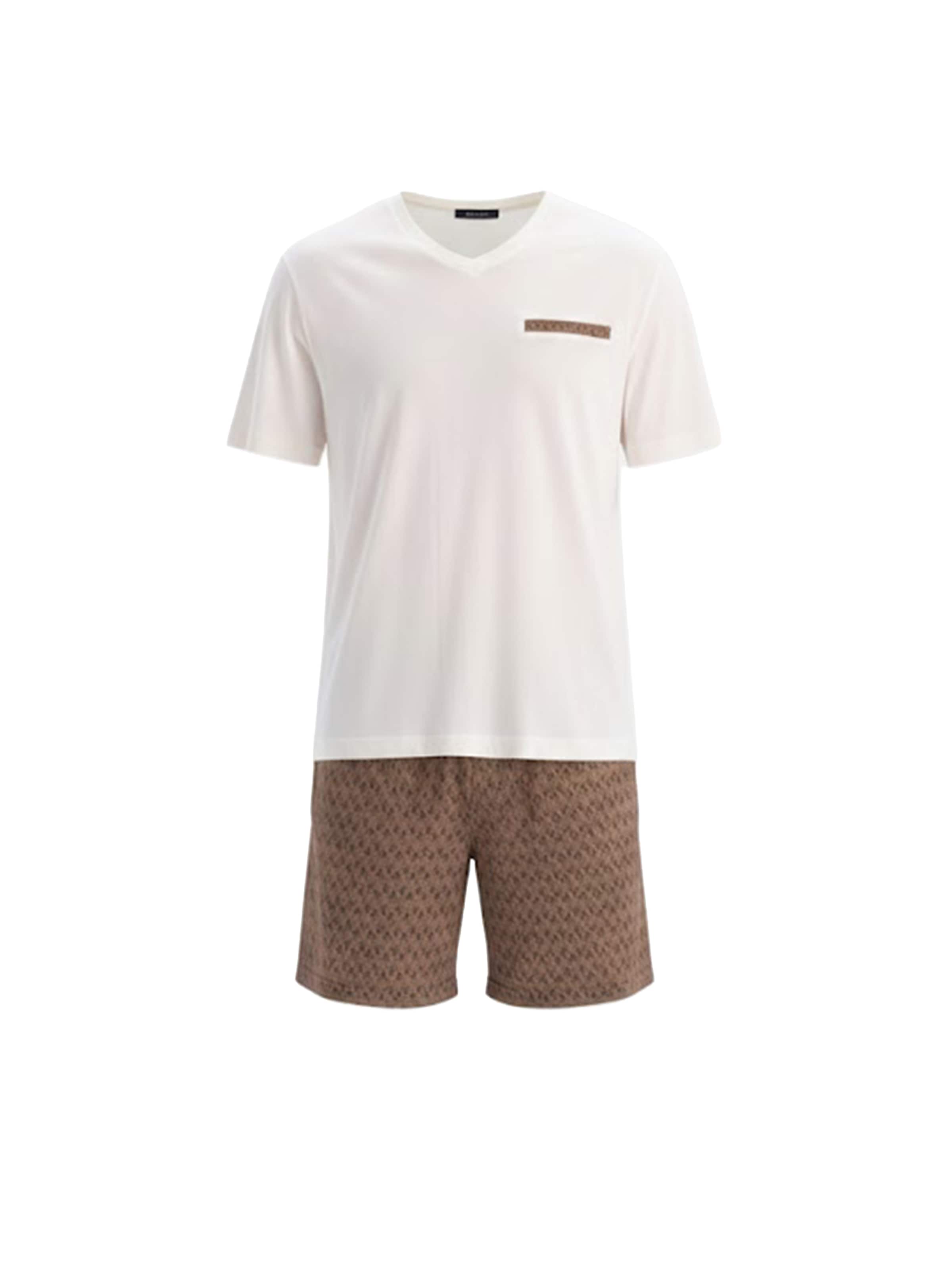 Dagi Pajama short in Brown: front