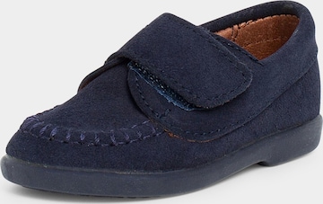 Scarpa bassa di Pisamonas in blu: frontale