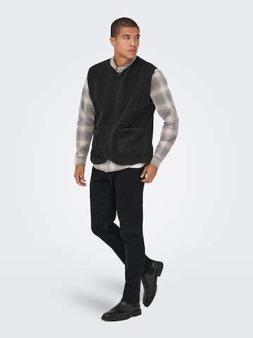 Gilet 'ONSTony' Only & Sons en gris