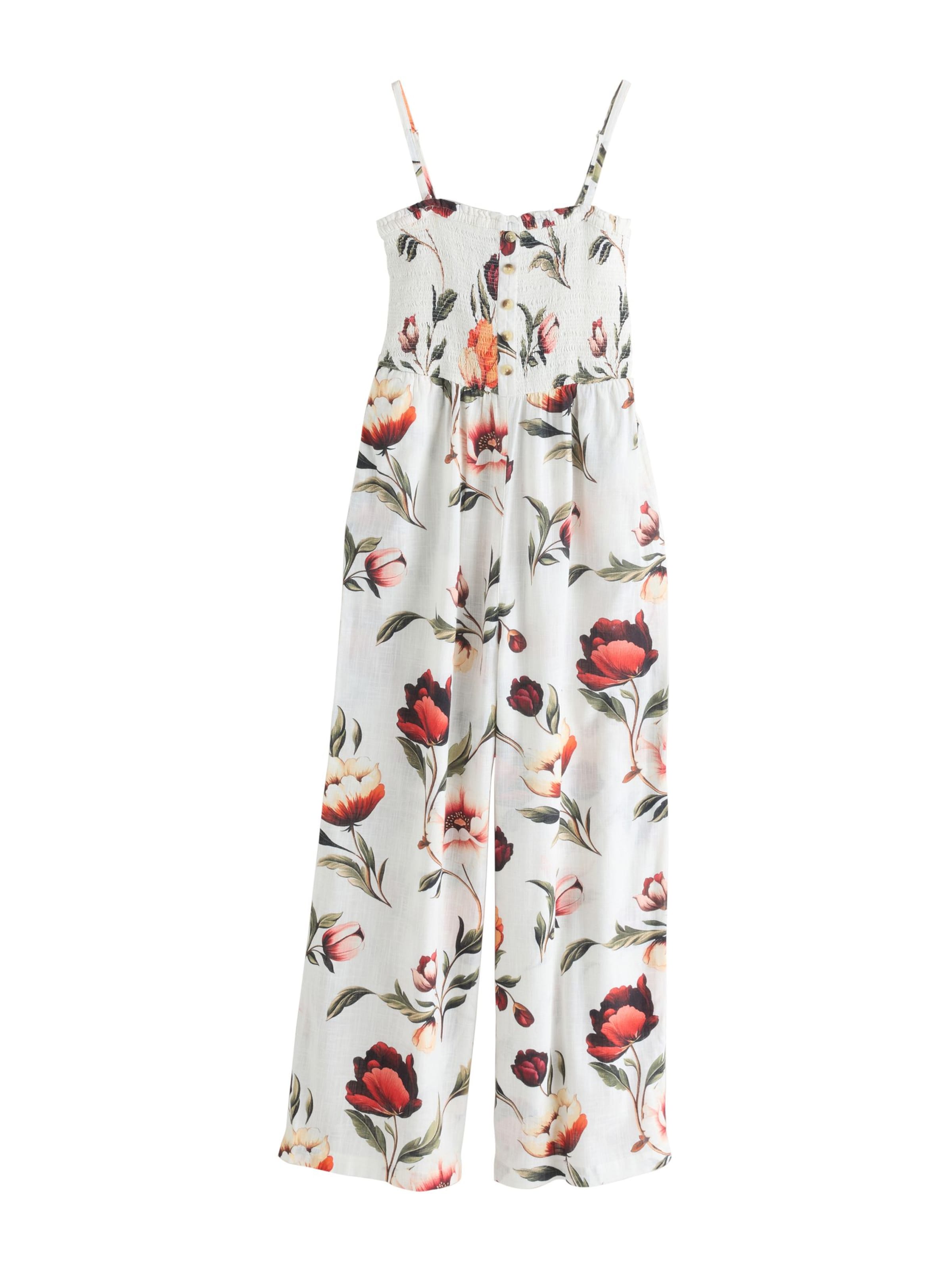 Next Jumpsuit in White: front