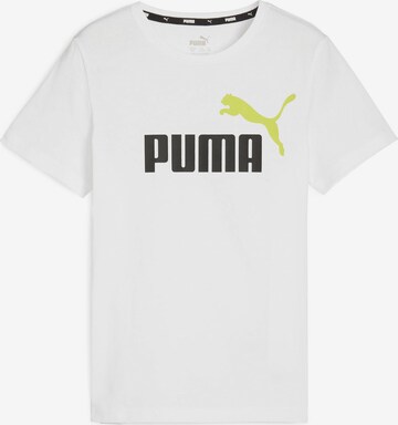 PUMA Majica 'Essential' | bela barva: sprednja stran